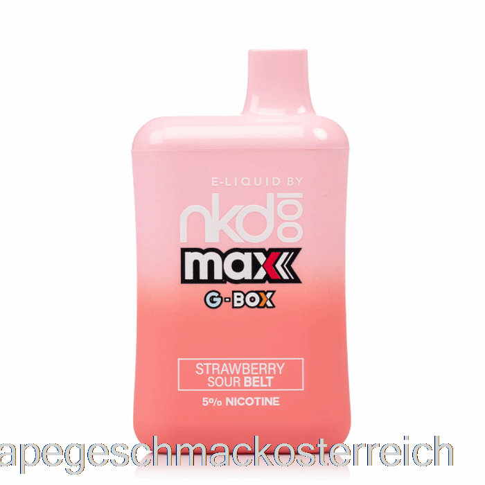 Gbox X Naked 100 5500 Einweg-Erdbeer-Sauer-Gürtel Mit Vape-Geschmack